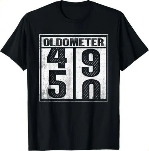 T-shirt50th Birthday Funny Gift Men 2026 Women Oldometer 49-50 Sh_viptrois.com