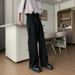 Men's Clothing 2025 New Spring And Autumn Mopping Pants Simple Casual Trousers Men 2023 New Loose Straight Trousers Black Versatile Trousers Trend_viptrois.com
