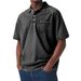 Men's Clothing Digital Printing Button Shirt Short Sleeved T Shirt_viptrois.com