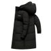 Men's Clothing Winter Down Jacket For Men Winter New Style Long Style Over The Knee Lengthened Thickened Warm Simple Versatile Jacket_viptrois.com