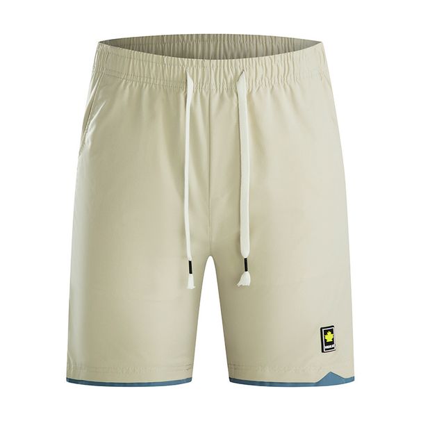 Men's Plus Size Korean Style Casual Summer Shorts Black Gray Khaki Cotton Polyester Beach Pants Trendy Five Point Mid Waist_viptrois.com