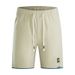 Men's Plus Size Korean Style Casual Summer Shorts Black Gray Khaki Cotton Polyester Beach Pants Trendy Five Point Mid Waist_viptrois.com