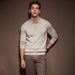 Men's Clothing Men's Slim Fit Knit Sweater - Lightweight Wool Blend Crewneck Pullover For Spring & Autumn | Business Casual Long Sleeve Top_viptrois.com