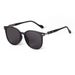 Women's Glasses Fashion Rice Nail Round Sunglasses Women's Sunglasses High End Leopard Print Glasses Anti Ultraviolet_viptrois.com