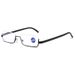 Unisex Fashion New Half Frame Reading Glasses Men And Women Portable Fashion With Box Anti Blue Light Reading Glasses_viptrois.com