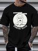 Men's Choking Victim Caught In My Throad T-shirt Medium Black Slightly Streetwear Soft Summer Homme Versatile Fashion Graphic Stretched_viptrois.com