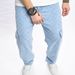 Men's Printed Jeans Straight Leg Pants Stretch Comfortable Cotton Denim Trousers For Casual Daily Wear_viptrois.com