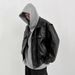 Men's Clothing Retro Motorcycle Leather Jacket PU Leather Thickened Short Spring And Autumn High End Trendy Brand Pilot Jacket_viptrois.com