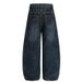 Millennial Hot Girl Star Frayed Jeans Unisex 2025 New Subculture Loose Wide-Leg Scimitar Pants_viptrois.com