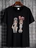 FLCL FOOLY COOLY Haruko X Mamimi UNISEX T Shirt - High Quality Print Versatile Slightly Breathable Stylish Homme Top For Everyday Wear Comfortable_viptrois.com