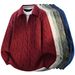 Men's Oversized Cable Knit Sweater – Preppy Style Mock Two-Piece Design, Comfort Fit For Sizes_viptrois.com