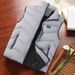 Men’s Quilted Puffer Vest – Slim-Fit Winter Layering Essential (Black, Yellow, Red, Grey, Blue)_viptrois.com