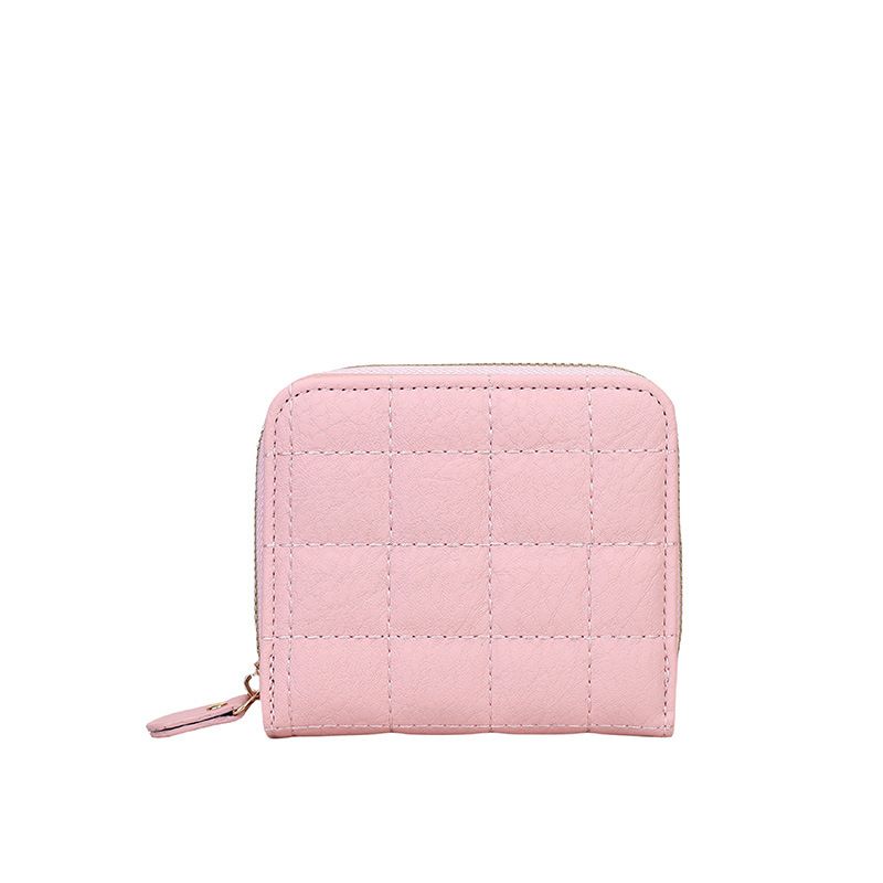 Women’s Bags Fashion Casual Small Wallet Spring New Style Simple Short Wallet Zipper Short Embroidered Wallet Female_viptrois.com