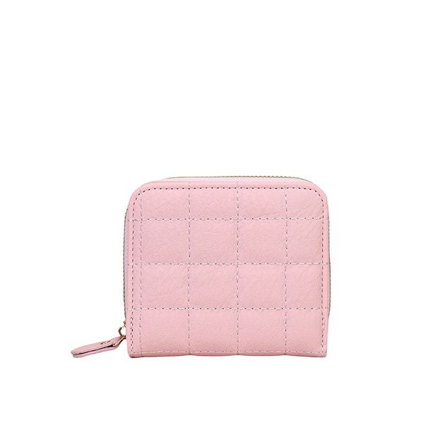 Women’s Bags Fashion Casual Small Wallet Spring New Style Simple Short Wallet Zipper Short Embroidered Wallet Female_viptrois.com