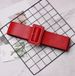 Fashion square buckle women's black belt women's trendy simple and versatile Korean leather belt women's decorative casual pants belt women_viptrois.com