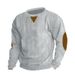 Men's Clothing Autumn And Winter Round Neck Casual Stand Collar Corduroy Long Sleeved Sweatshirt In Stock_viptrois.com