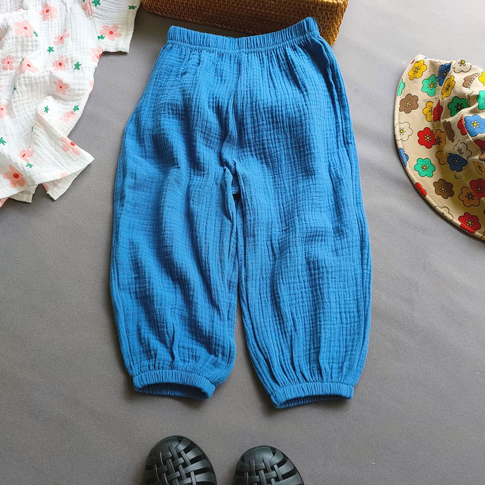 XUANMU Summer Boys Girls Cotton Linen Pants Casual Baby Kids Loose Harem Pants Girl Breathable Pant Children Clothing XB006_viptrois.com