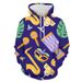 Pure European And American Cross-Border Sweatshirt Christmas Men's Jacket Digital Print 25th Anniversary New Loose Hoodie_viptrois.com