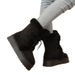 Women's Winter Snow Boots With Thick Sole - High Top Lace-Up Faux Fur Lined Warm Comfortable Shoes For Cold Weather_viptrois.com
