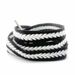 Shoelaces Wheat Ear Shoelaces For Women's Canvas Shoes Woven In Black And White Wide And Flat Extra Wide And Thick Shoelaces 1.5cm Wide_viptrois.com
