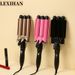 25mm Three-tube Egg Roll Curling Rod With Two Temperature Controls, Fast Heating Portable Curler For Wavy Hair_viptrois.com