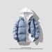 Hong Kong Style Teen Trendy Neutral Style Casual Thickened Warm Hooded Men's Cotton-padded Jacket_viptrois.com