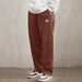 Men's Relaxed Fit Wide-Leg Trousers - Japanese Minimalist Workwear Pants With Utility Pockets_viptrois.com