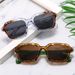 Men's Sunglasses Trendy Retro Sunglasses Modern Small Square Frame Sunglasses Catwalk Sunglasses_viptrois.com