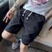 Men's Clothing Pants Men Spring and Autumn Casual Pants Men Loose All match Sports Pants Men American Youth Hong Kong Style Shorts_viptrois.com
