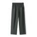 Men's Clothing Striped Contrast Ribbon Zipper Trousers Loose Terry Straight Sports Sweatpants_viptrois.com