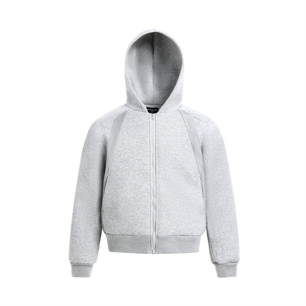 Solid Color Deconstructed Hooded Cardigan Sweatshirt Men's Autumn Street Style Loose Casual Versatile Double-Zip Hoodie_viptrois.com