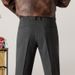 Men's Clothing Winter retro warm woolen trousers men straight slim casual men's trousers autumn and winter style urban suit trousers men_viptrois.com