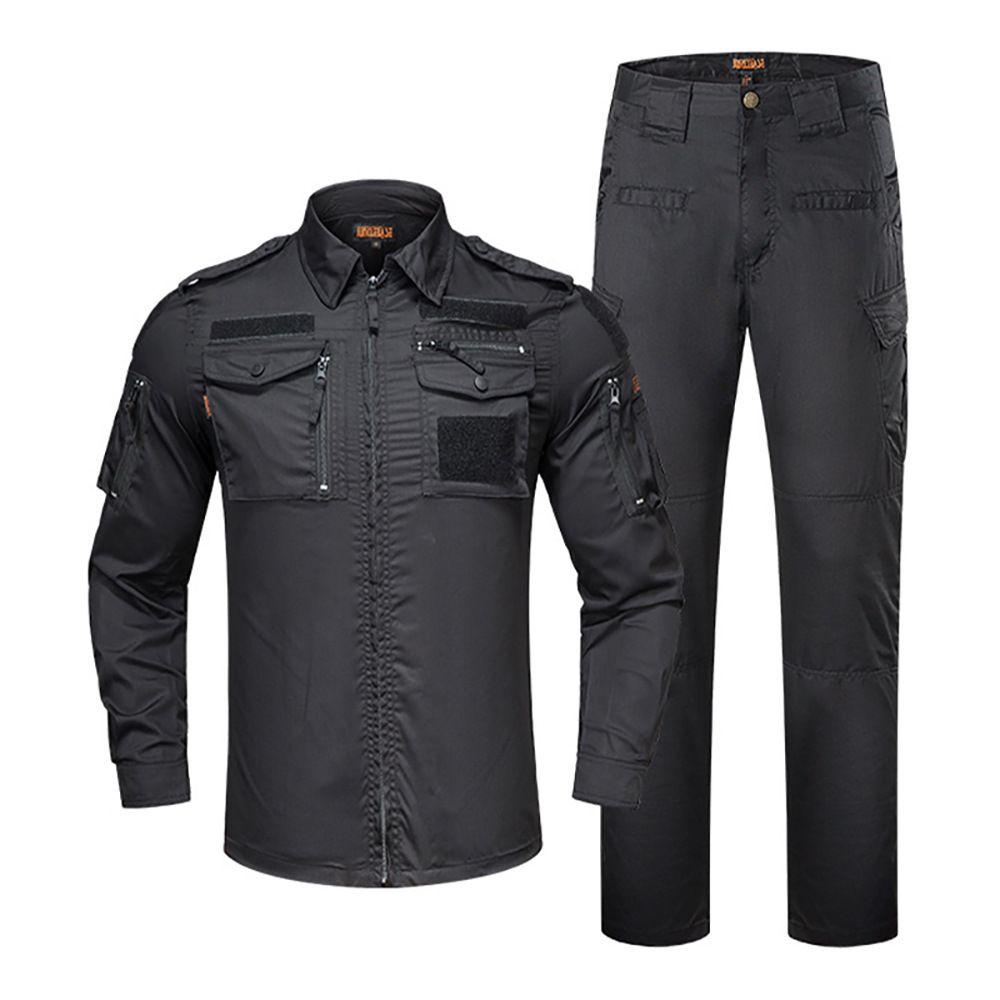 Men's Tactical Camouflage Shirt & Pants Set - Breathable, Durable, Outdoor Training Uniform For Jungle & Military Style_viptrois.com