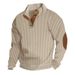 Men's Stylish Long Sleeve Pullover Hoodie - Lightweight Casual Sweatshirt For Spring & Autumn - Slim Fit Crewneck Top With Classic Color Options_viptrois.com
