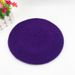 New White Bare Head Women's Painter Korean Style Autumn Winter Woolen Beret Princess Hat_viptrois.com