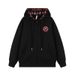 Men's Clothing American Plaid Cardigan Sweatshirt Three Dimensional Tiger Chapter Loose Hooded Top Couple Trendy Brand Zipper Jacket_viptrois.com