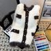Pure 2024 Autumn Winter New Mink Velvet Sweater Jacket Men's Design Sense Niche Style Color-Block Knitted Cardigan Thick_viptrois.com