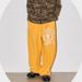 Korean Large-size Trendy Brand Navy Blue Casual Pants Men's Spring And Autumn Straight Wide-leg High Street Lazy And Relaxed Printed Sweatpants_viptrois.com