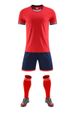 Men's Clothing children's short-sleeved competition training suits foreign trade jerseys DIY men's and women's football suits cross-border_viptrois.com