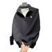 Men's Clothing Autumn Style, Simple, Loose, Versatile, Fashionable Men's Long Sleeved Crew Neck Hoodie_viptrois.com
