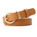 Popular women's fashion versatile sweater coat dress decorative belt student pants casual pin buckle belt_viptrois.com