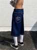 Men's Clothing Denim Shorts Summer Trendy Loose Washed Cut Five Point Casual Pants_viptrois.com
