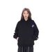 American Plaid Shawl Badge Two-Piece Hoodie Top Unisex College Style Loose Trendy Brand Hooded Sweatshirt_viptrois.com