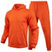Unisex Fleece Hoodie & Jogger Set – Oversized Streetwear Loungewear (Dark Gray/Black/Royal Blue, S-3XL)_viptrois.com
