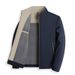 1 Executive Jacket Stand Collar Spring Autumn New Casual Middle-aged Elderly Dad's Business Coat Men's Style_viptrois.com