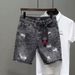 Men's Clothing Slim Stretch Shorts Trendy Japanese Retro Pants_viptrois.com