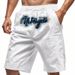 Hip Hop Summer Men's Embroidered Thin Linen Breathable Beach Sports Casual Loose Shorts_viptrois.com