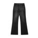 American High Street Cat Beard Washed Micro-pull Jeans Men And Women Trendy Brand Thin Loose Cleanfit Pants Trendy_viptrois.com