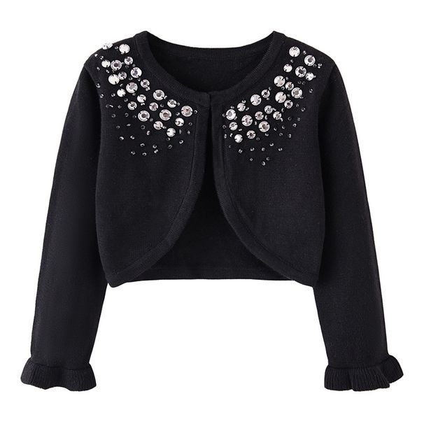 Handmade Beaded Sun Protection Cardigan For Girls 8-16Y – Lightweight Knit Summer Jacket, Airy & Stylish_viptrois.com