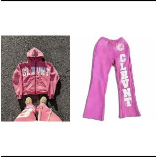 2025 Zipper CLRVNT Sweatshirt Cool Internet Celebrity Hooded Cardigan Letter Print New Jacket_viptrois.com